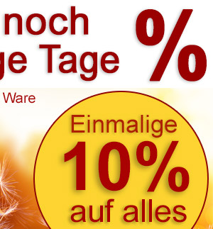 Alles muss raus 10%