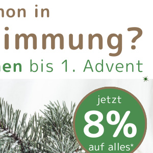 8 Wochen bis 1. Advent