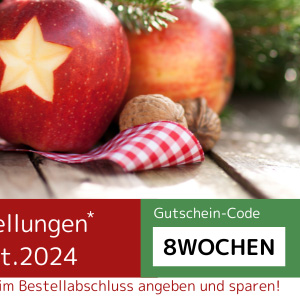 8 Wochen bis 1. Advent