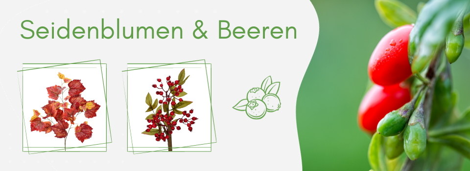 Herbstblumen Deko Beeren günstig im Shop bestellen - Baumann Creative