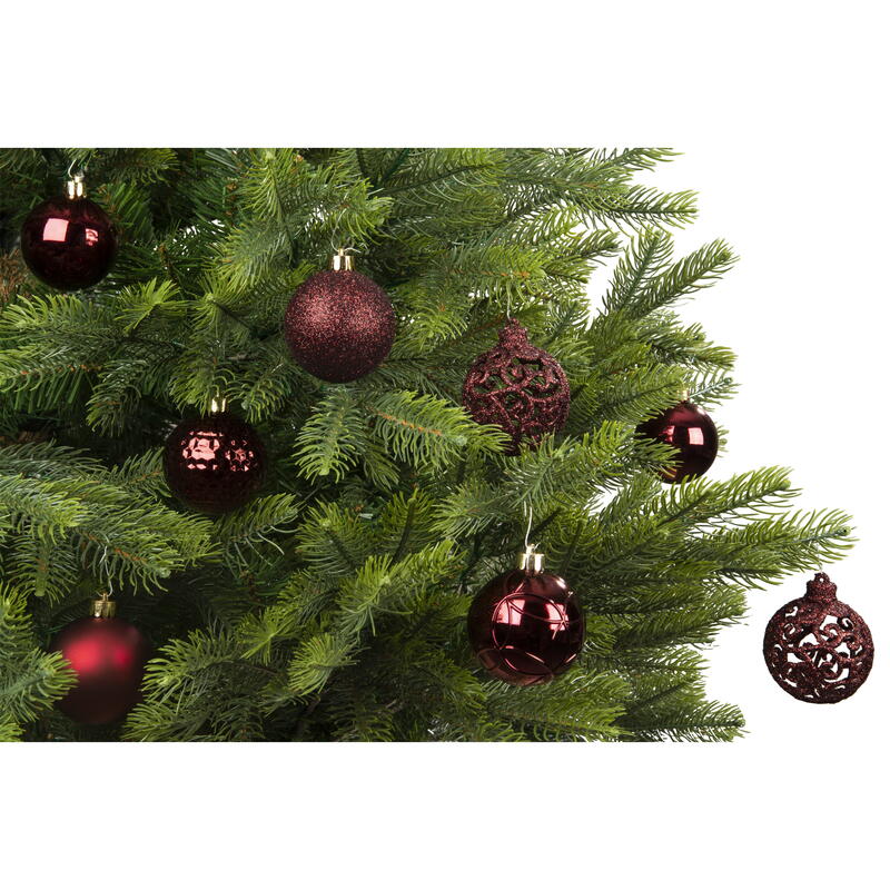 Christbaumkugeln aus Kunststoff, bruchsichere Weihnachtskugeln,  Weihnachtsdeko bruchfest günstig online bestellen