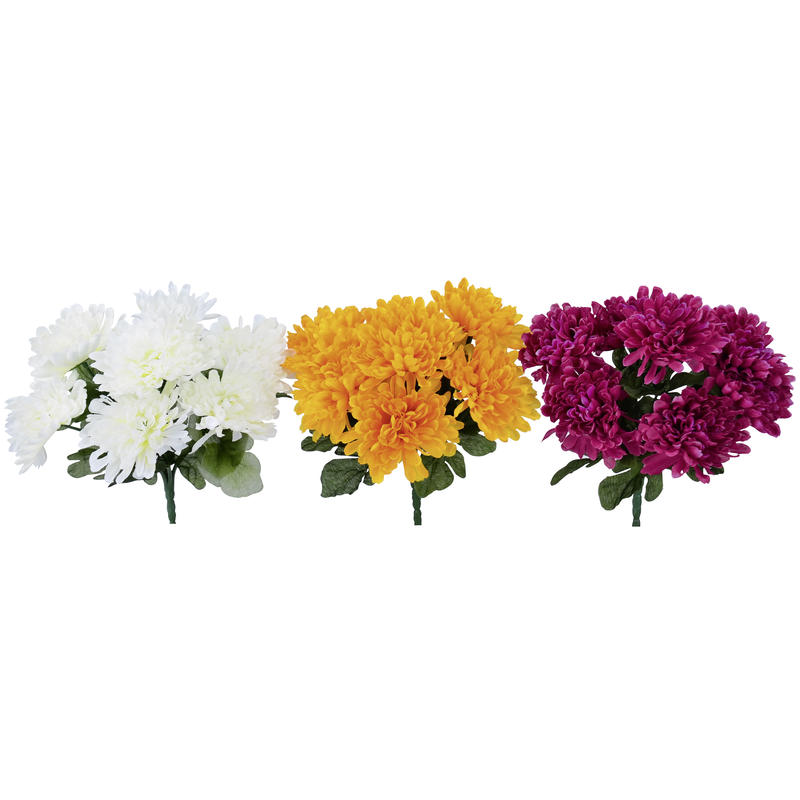Chrysanthemen-Strauß Länge 25 cm, Blumen online Kunstblume, Blumenstrauß, künstliche günstig bestellen