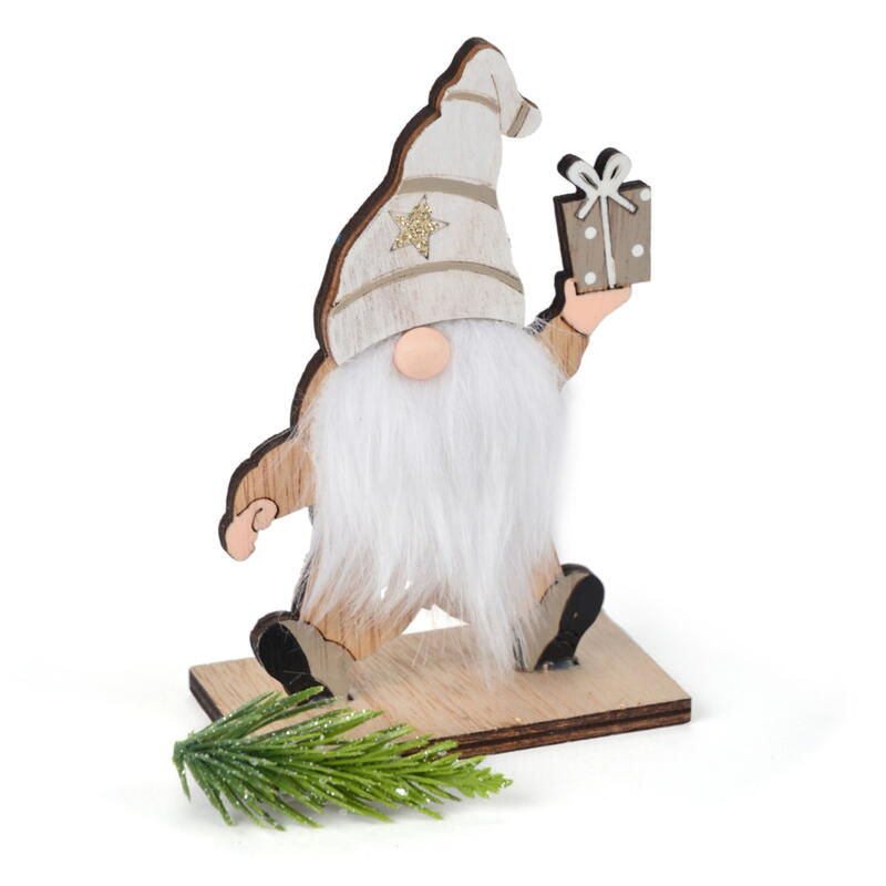 Holz-Wichtel Knurz, Dekofigur Wichtel, Wichelfigur, Dekowichtel, Weihnachtswichtel, Weihnachtsdeko