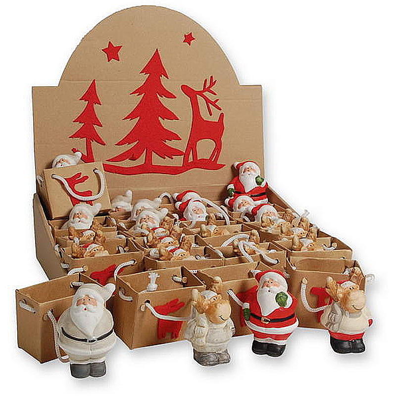 Mini Weihnachtsfigur in der Papiertüte, Weihanchtsdeko, Deko Weihnachten  günstig online bestellen