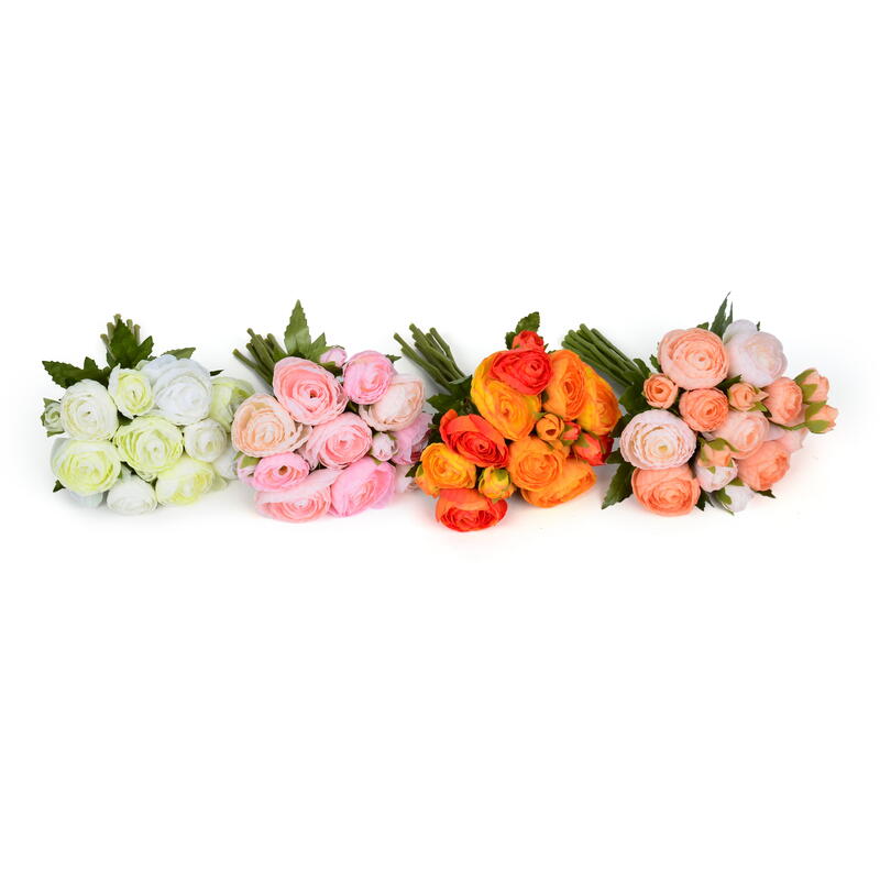 Ranunkelstrauß, Kunstblumen, Frühling, Frühlingsblüher, Kunstpflanzen  günstig online bestellen