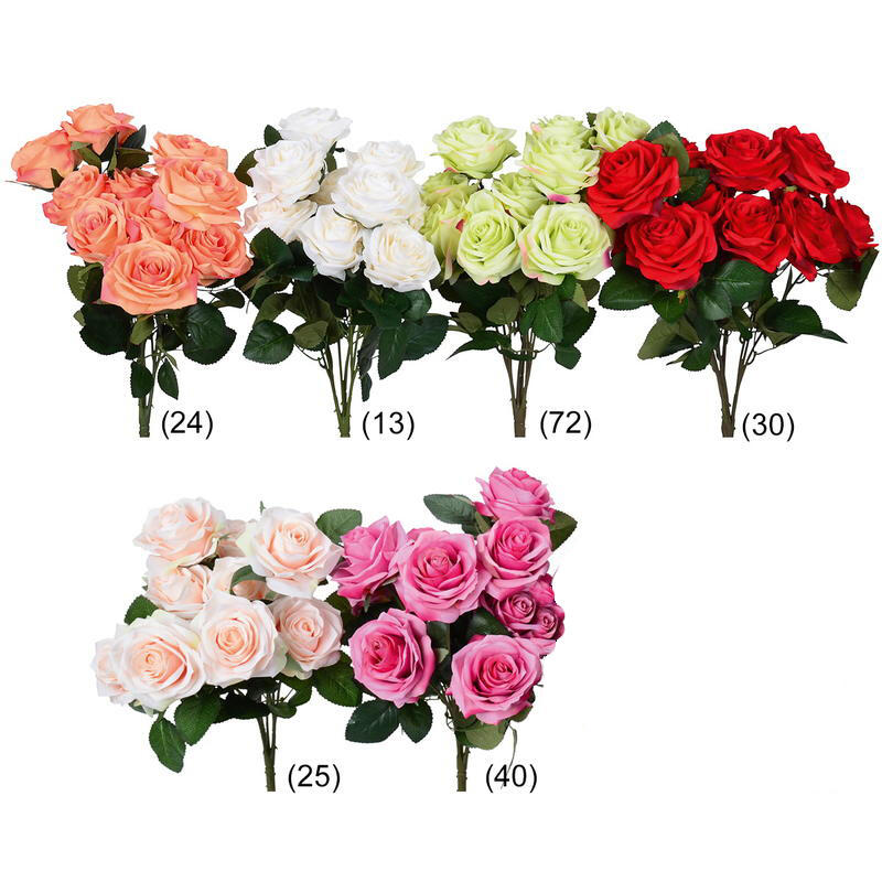 Rosenstrauß künstlich, Rose, Kunstblume, online Blumenstrauß bestellen günstig