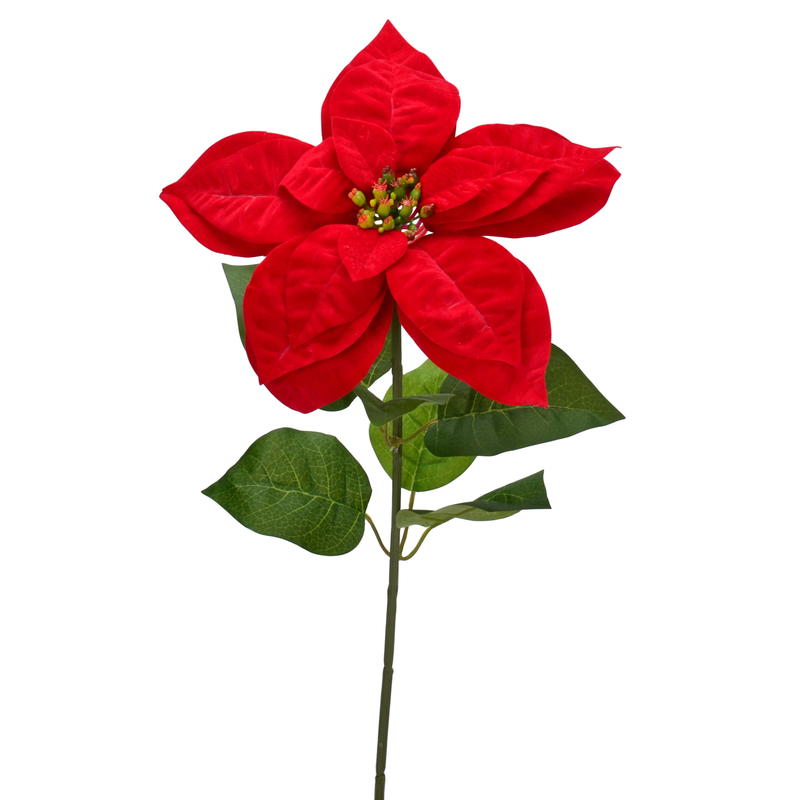 Weihnachtsstern-Blüte, Weihnachtsdeko, künstliche Blume, Kunstpflanze bestellen günstig online