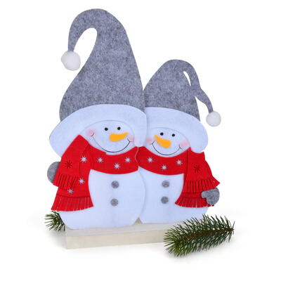 Nikolaus und Elch, Aufsteller, Weihnachtsdekoration, Holzfigur,  Weihnachtsfigur günstig online bestellen
