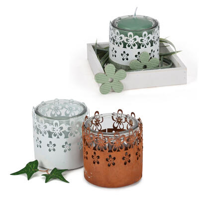 Teelichthaltglas für Gestecke, Kerzenhalter, Teelichthalter gold und  silber, Adventskranz Kerzenglas zum Stecken günstig online bestellen