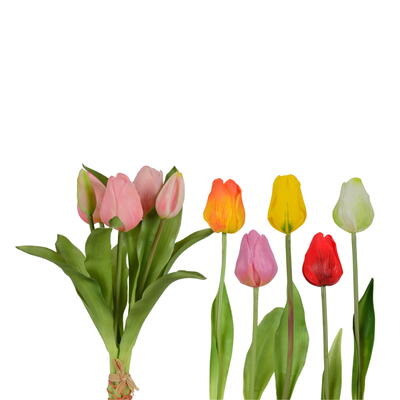 Kunstblumen Tulpen-Bund 'Real Touch' günstig online bestellen