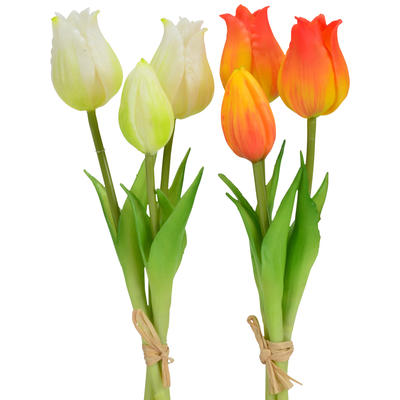 Kunstblumen Tulpen-Bund \'Real Touch\' bestellen online günstig